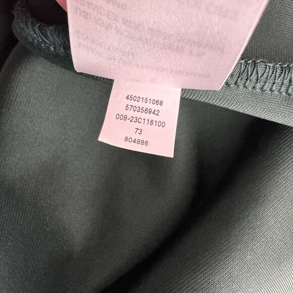 Chico's Velvet Top Womens Size 4 Green Puff Sleeve Romantic Holiday TP-3264 - Picture 8 of 8